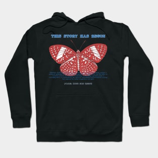 red butterfly Hoodie